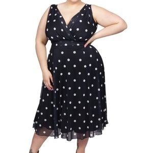 scarlett and jo polka dot dress